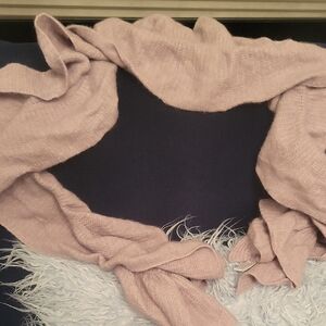 Elegant Cashmere Purple Women's Scarf